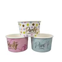 4oz 8oz 12oz disposable custom LOGO ice cream cup disposable paper cup ice cream paper container